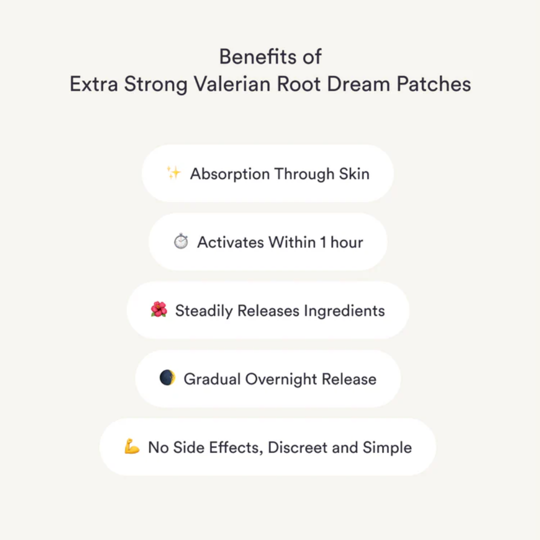 Dream Patches Valerian Root - Extra Strong
