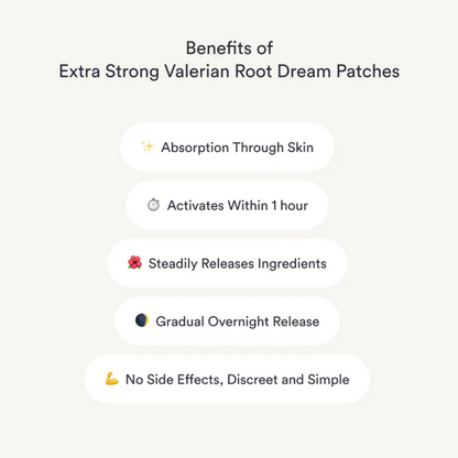 Dream Patches Valerian Root - Extra Strong