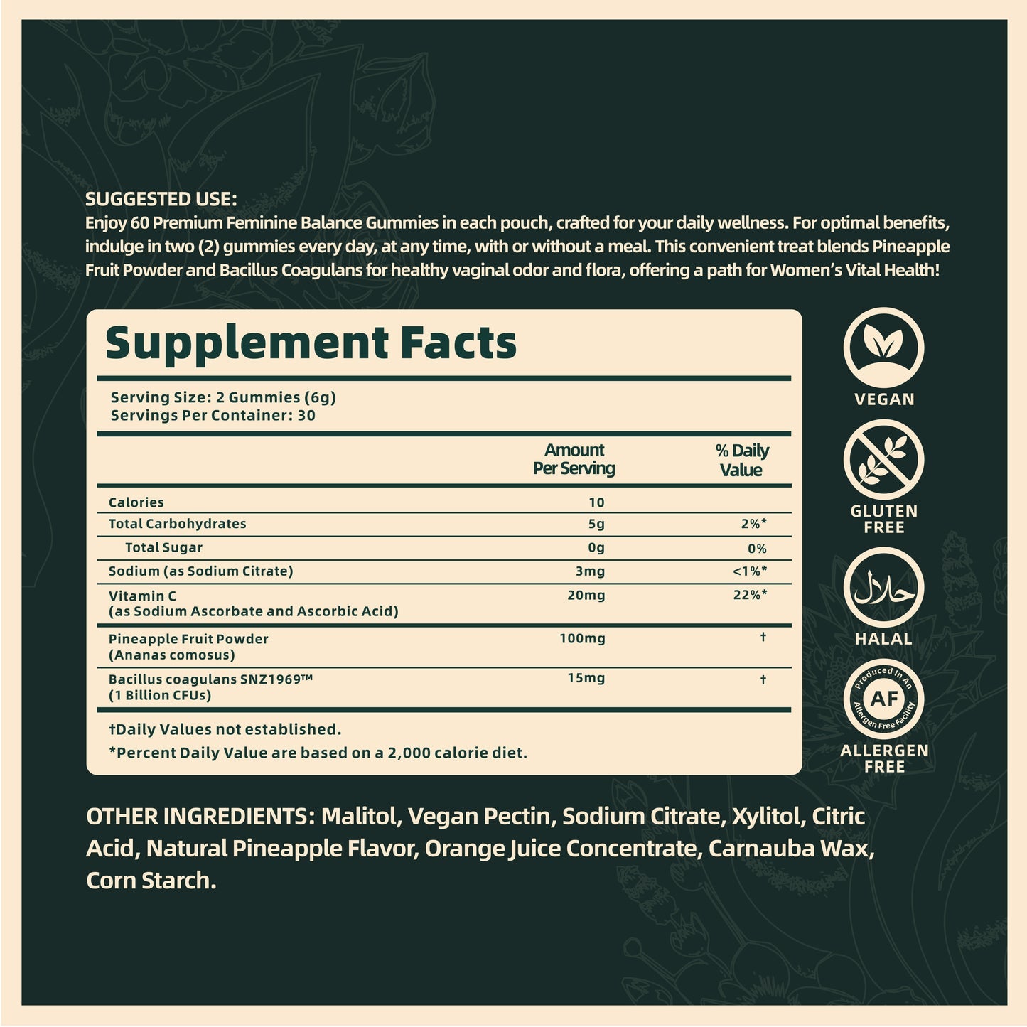 Aresify® Feminine balance gummies