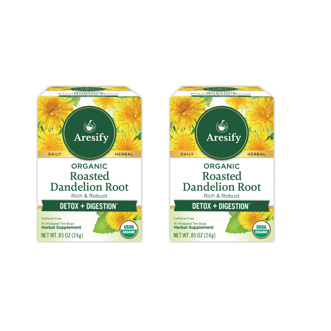 Aresify Roasted Dandelion Root Tea
