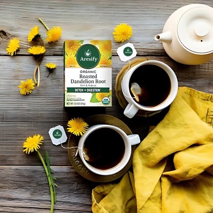Aresify Roasted Dandelion Root Tea