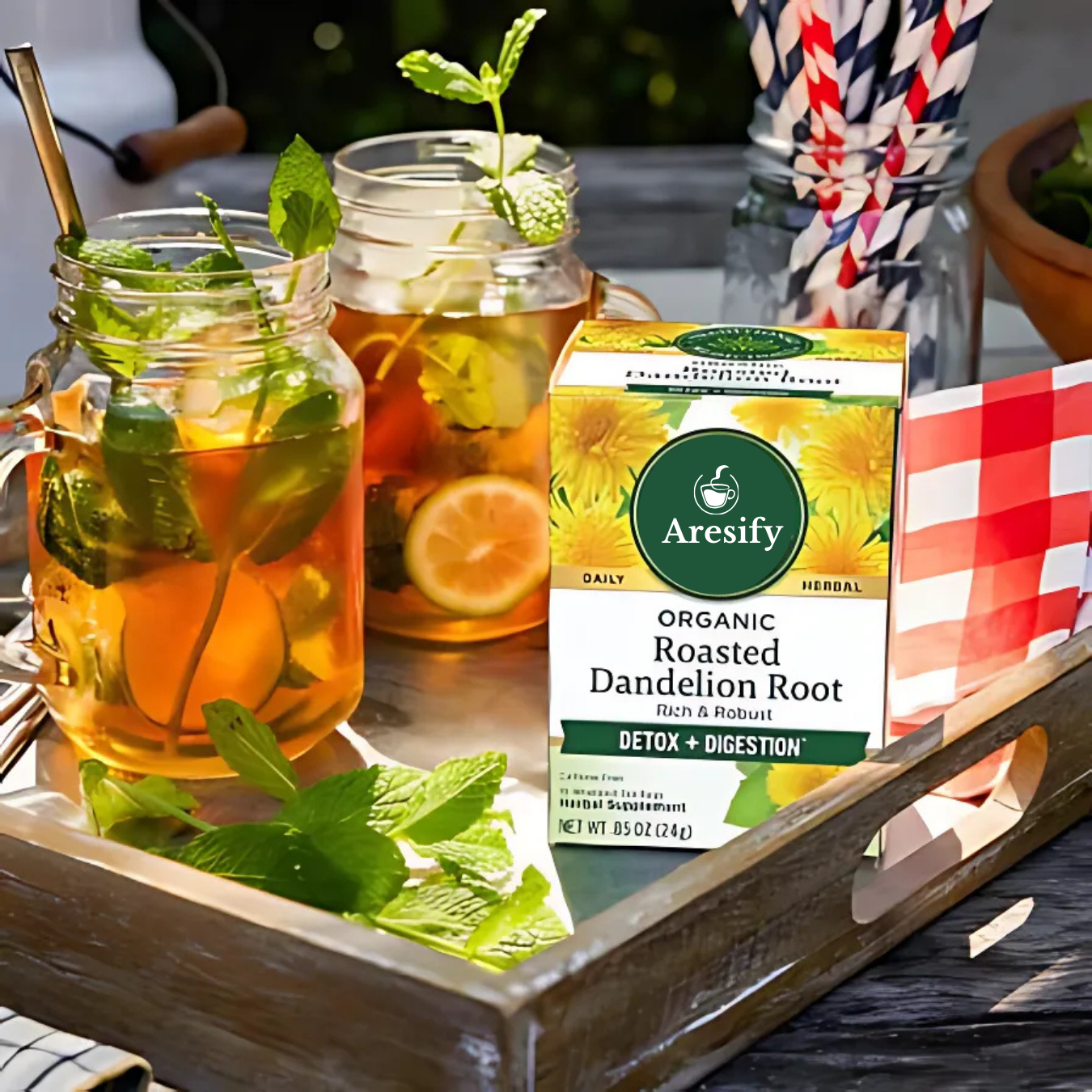 Aresify Roasted Dandelion Root Tea