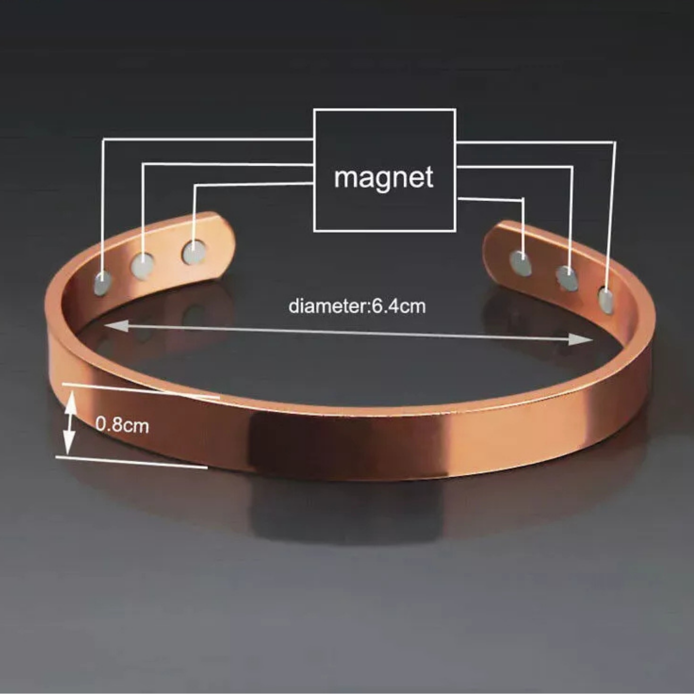 Copper Magnetic Bracelet