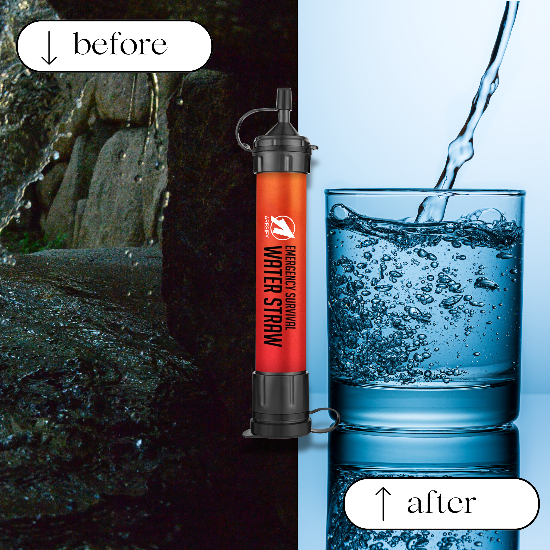 Aresify Water Straw