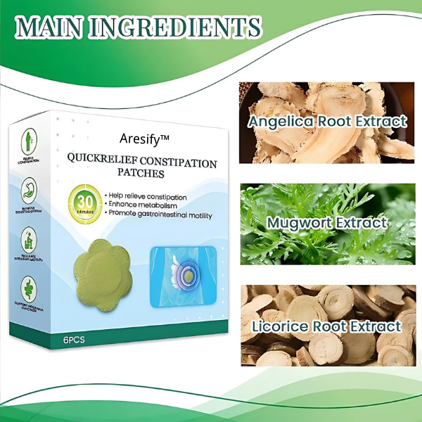 Aresify™ QuickRelief Constipation Patches