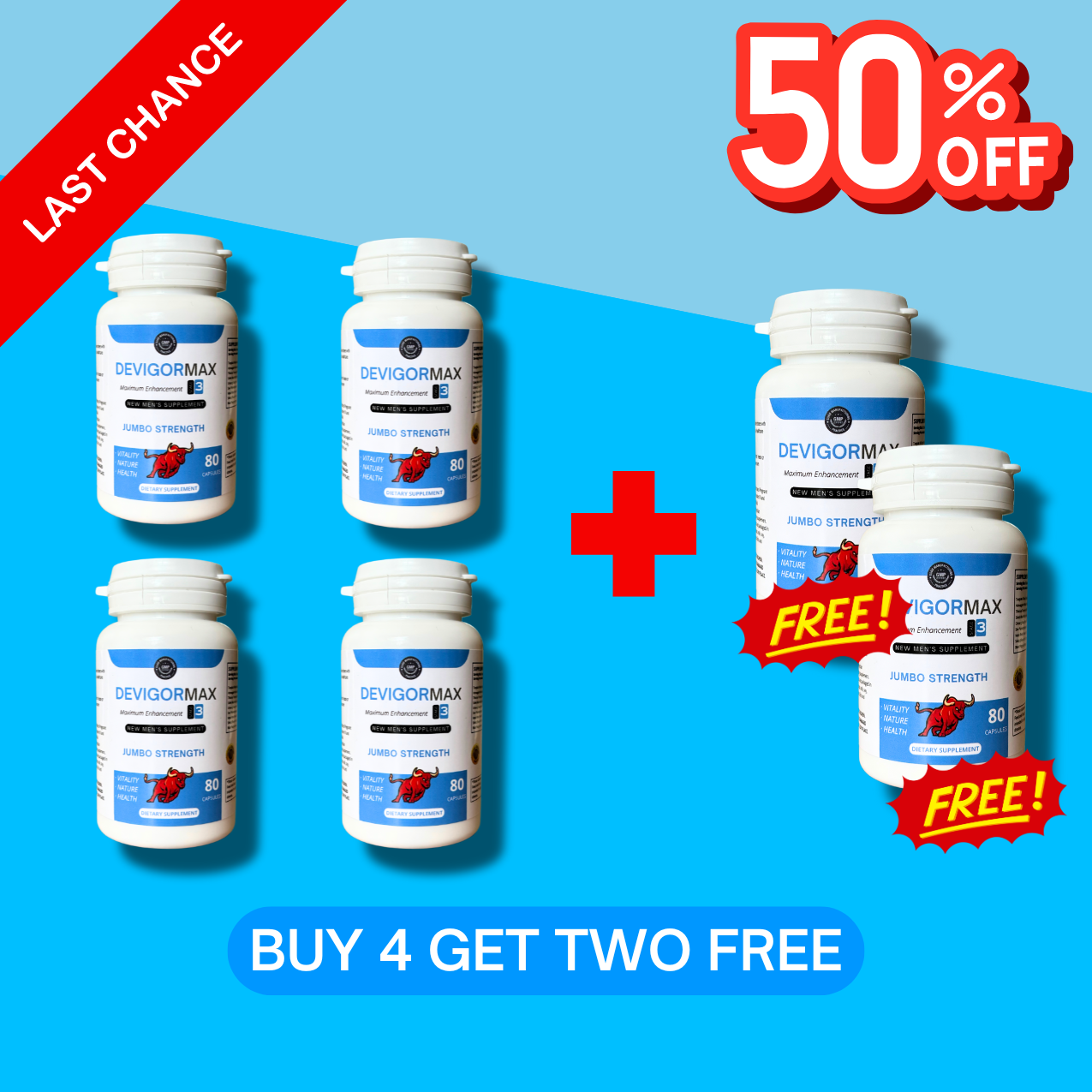 Jumbo Strength Prostate Premium - 80 Capsules