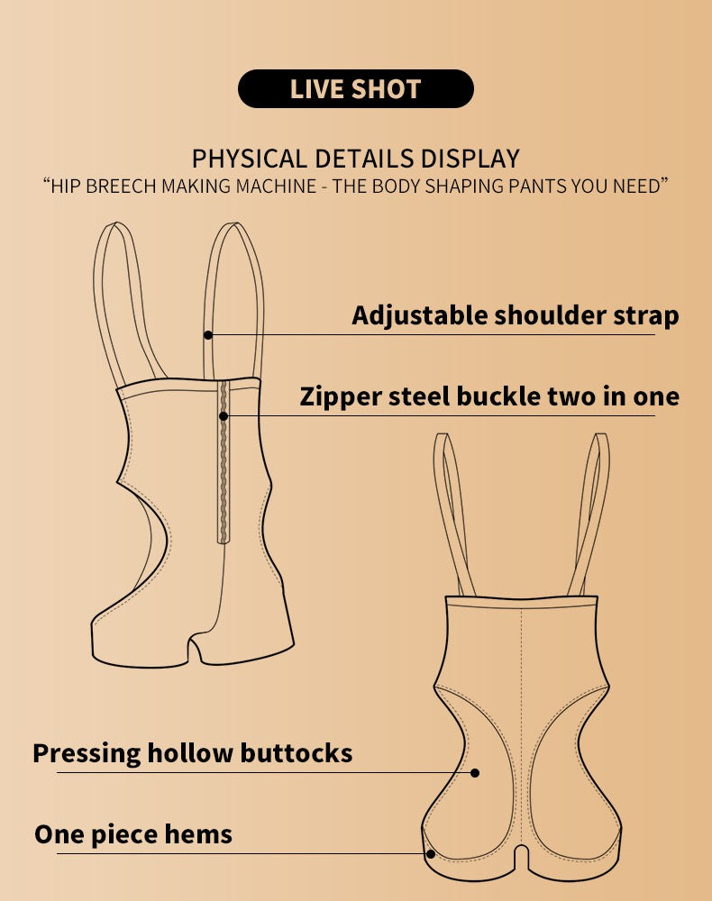 Hip lift create 3D hips