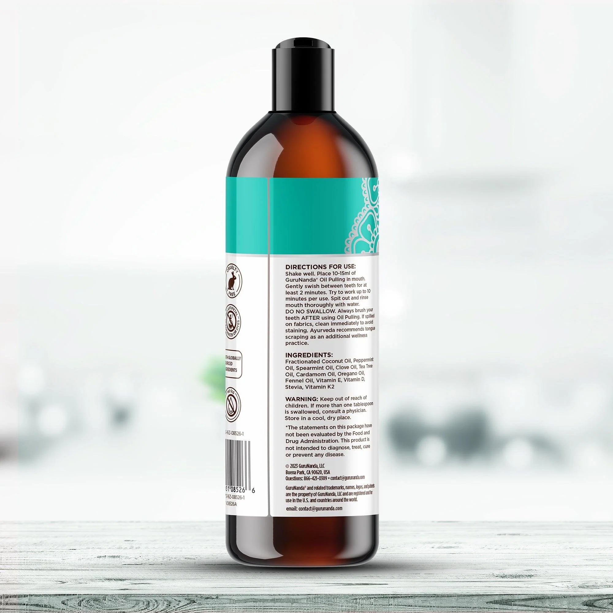 COCOMINT PULLING OIL WITH 7 ESSENTIAL OILS & VITAMINS D, E & K2 (MICKEY D FORMULA)