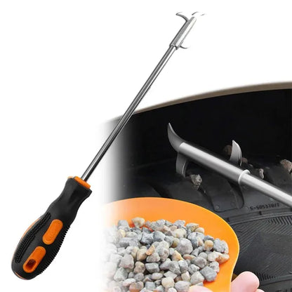 Universal Tire Cleaning Hook Screwdriver