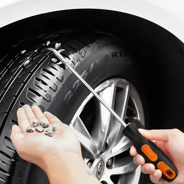 Universal Tire Cleaning Hook Screwdriver