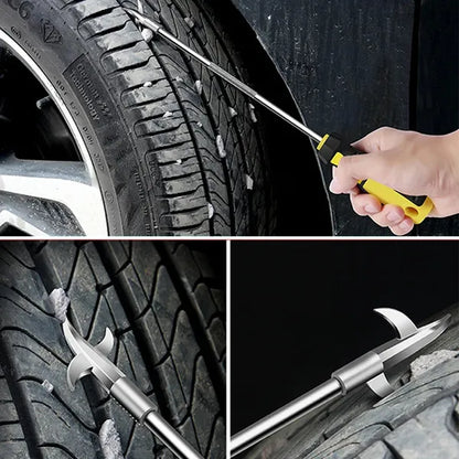 Universal Tire Cleaning Hook Screwdriver