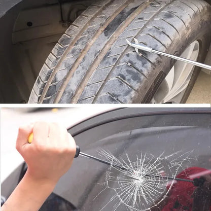 Universal Tire Cleaning Hook Screwdriver