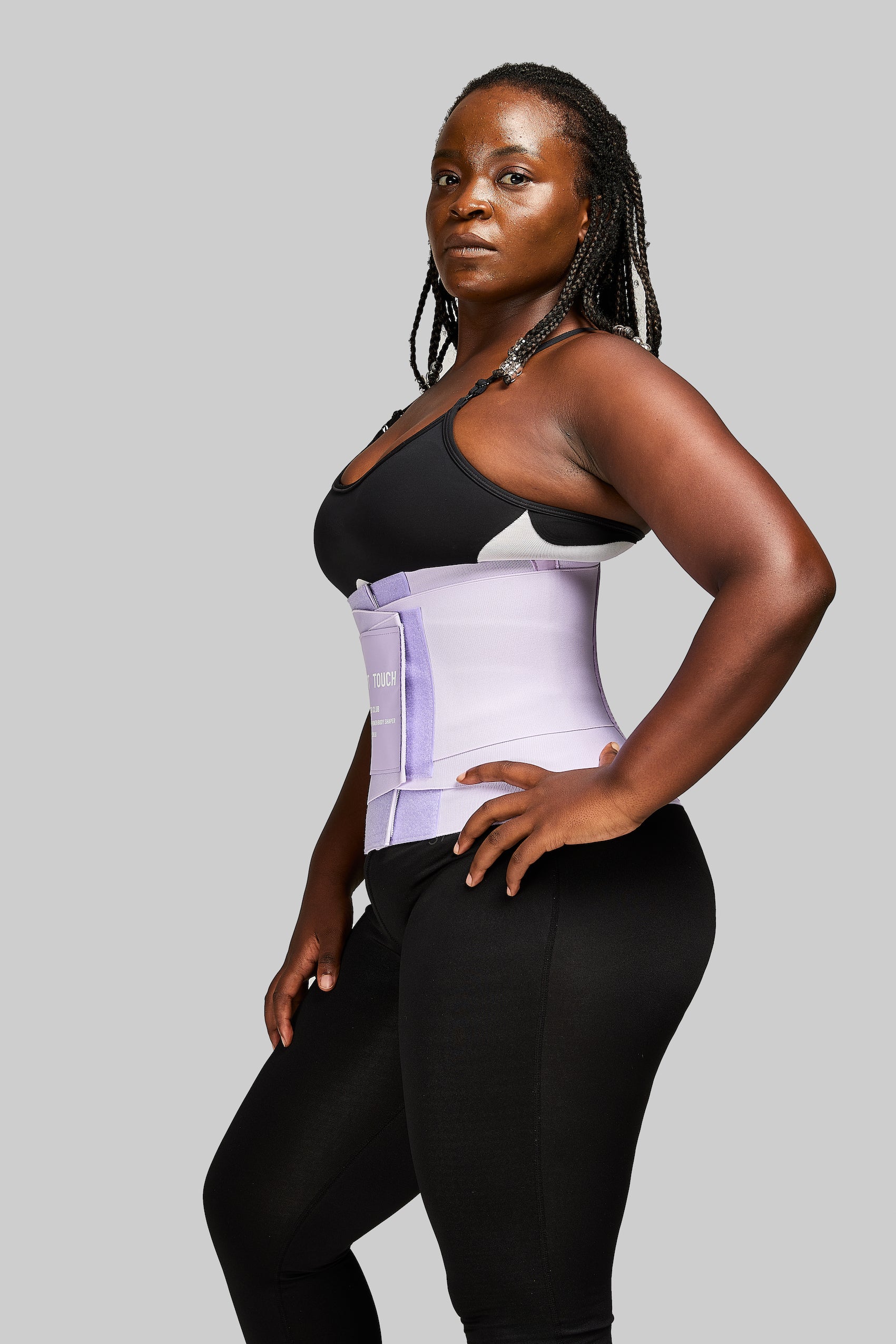 Hourglass Girdle-Purple